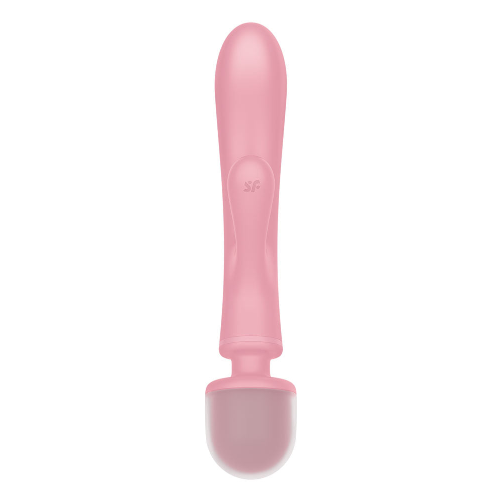Satisfyer Triple Lover Rabbit Vibrator and Massage Wand
