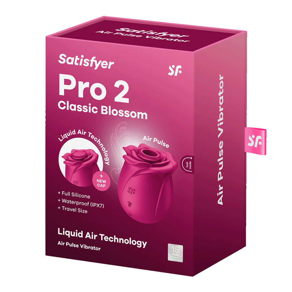 Satisfyer Pro 2 Classic Blossom - USB Rechargeable Air Pulse Rose Stimulator