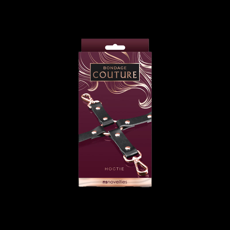 Bondage Couture Hog Tie - Black