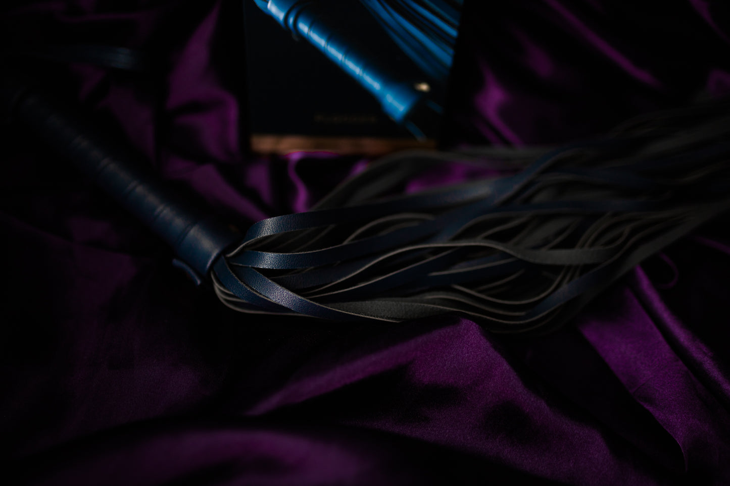 Bondage Couture Flogger - Blue