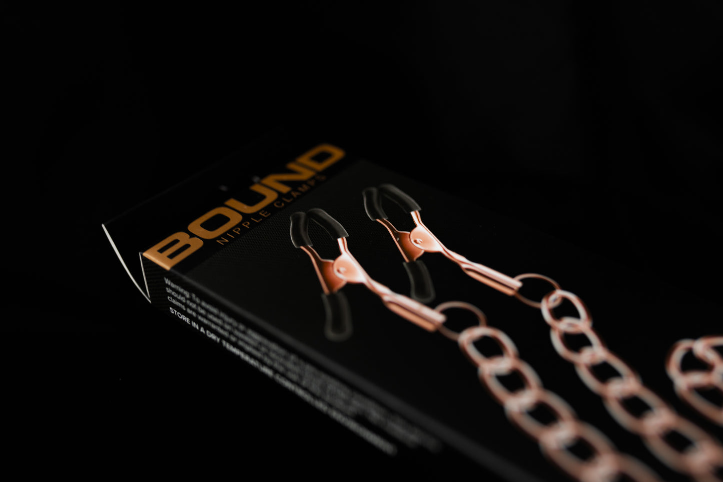 Bound Nipple Clamps - DC2 - Rose Gold
