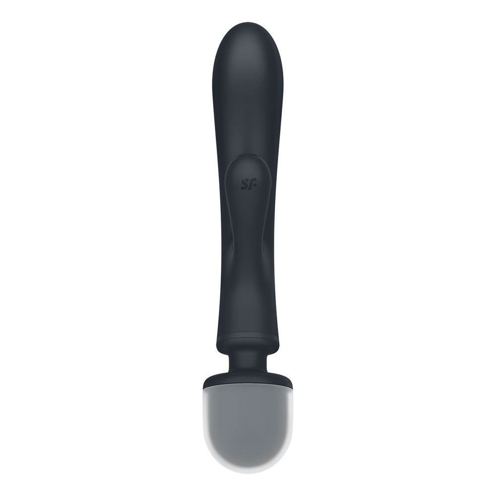 Satisfyer Triple Lover - Grey Rabbit Vibrator and Massage Wand