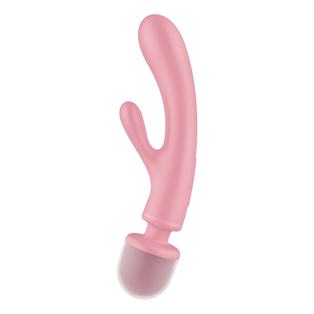Satisfyer Triple Lover Rabbit Vibrator and Massage Wand