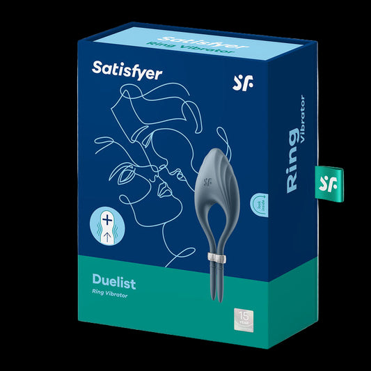 Satisfyer Duelist - Dark  Vibrating Adjustable Lasso Cock Ring