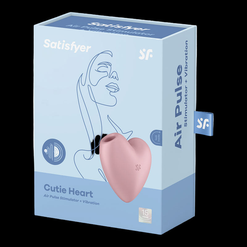 Satisfyer Cutie Heart - Light  Air Pulsation Stimulator with Vibration