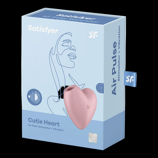 Satisfyer Cutie Heart - Light  Air Pulsation Stimulator with Vibration