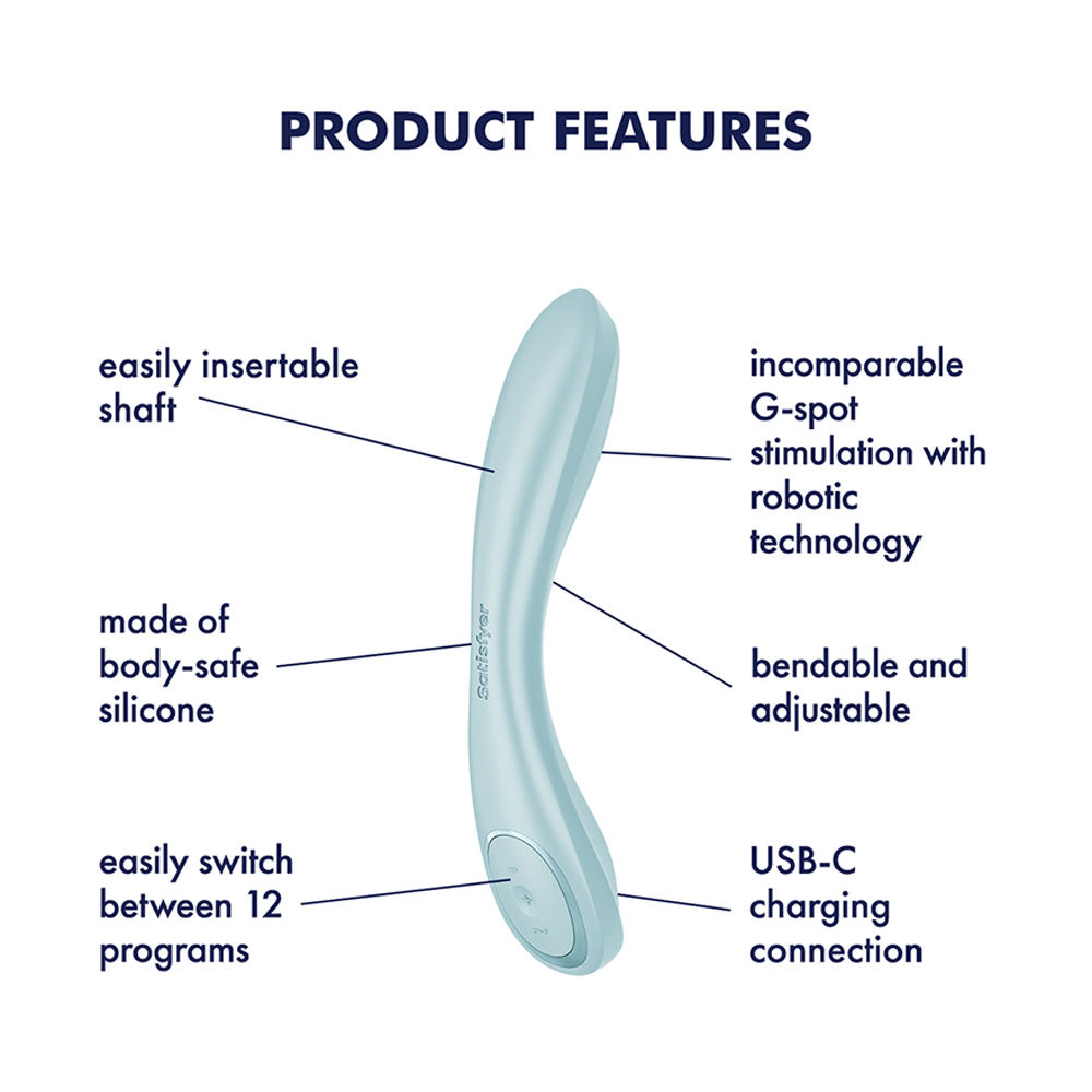 Satisfyer G-Spot Wave 2  Ice  Flicking Tip Vibrator