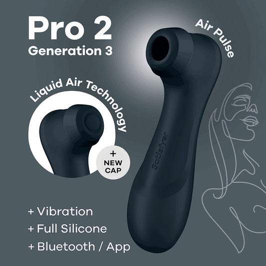 Satisfyer Pro 2 Generation 3 with App Control - Dark Grey