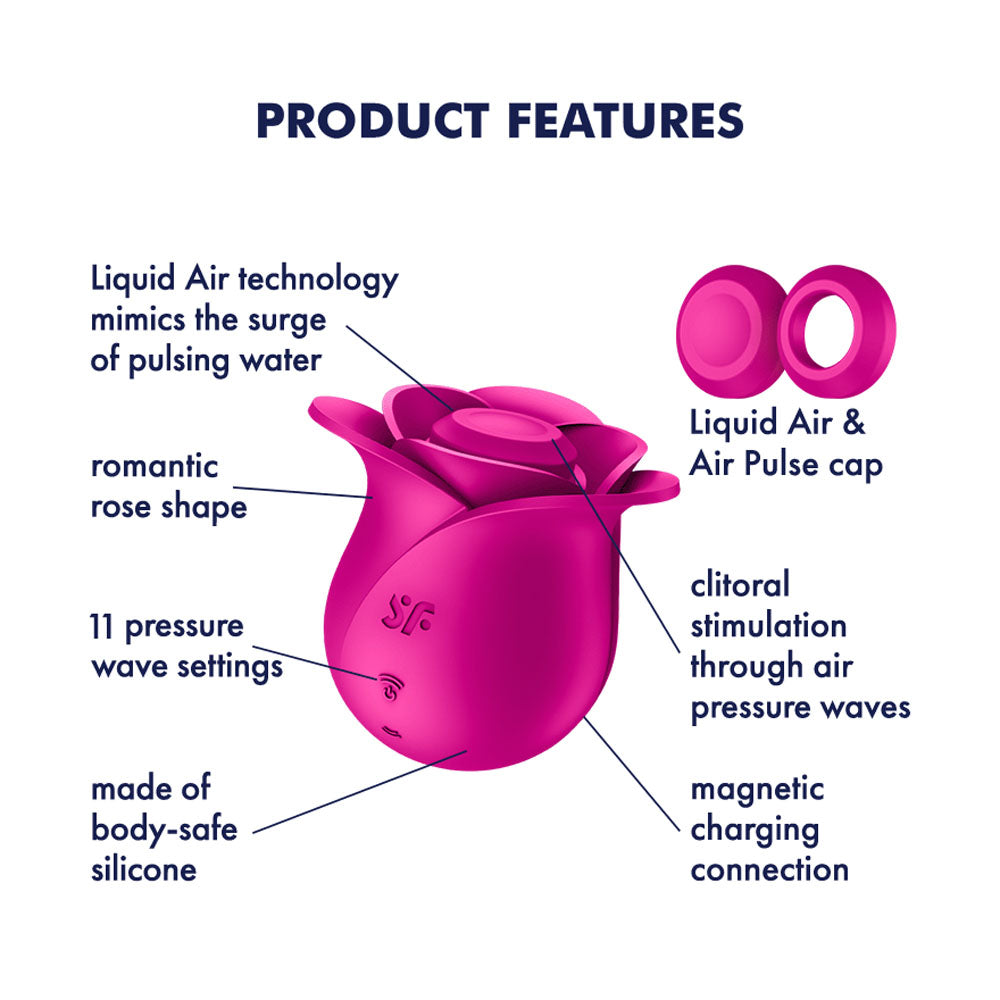 Satisfyer Pro 2 Modern Blossom - Modern  USB Rechargeable Air Pulse Rose Stimulator