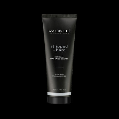 Wicked STRIPPED + BARE Sensual Massage Cream