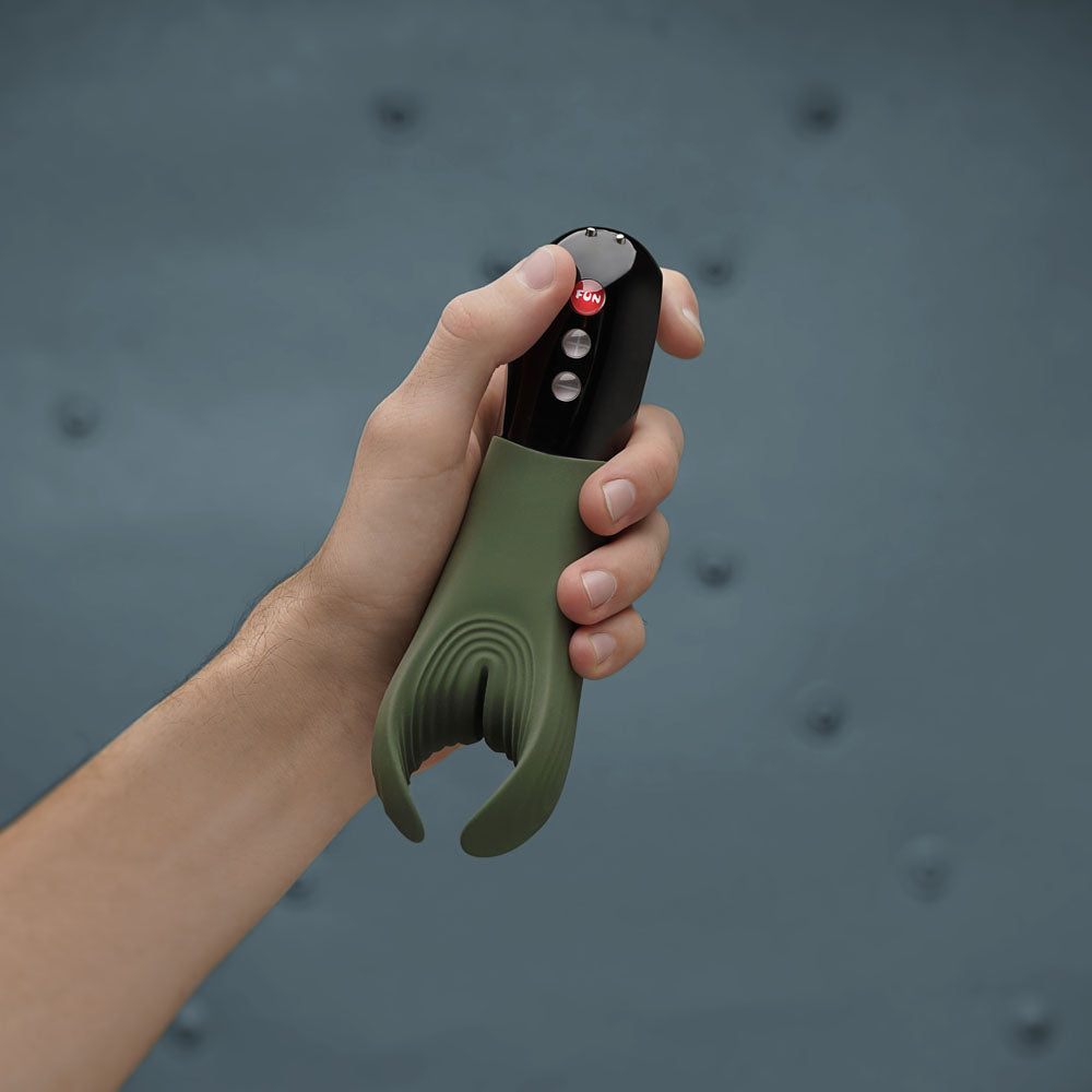Fun Factory MANTA moss 18 cm USB Rechargeable Mens & Couples Vibrator