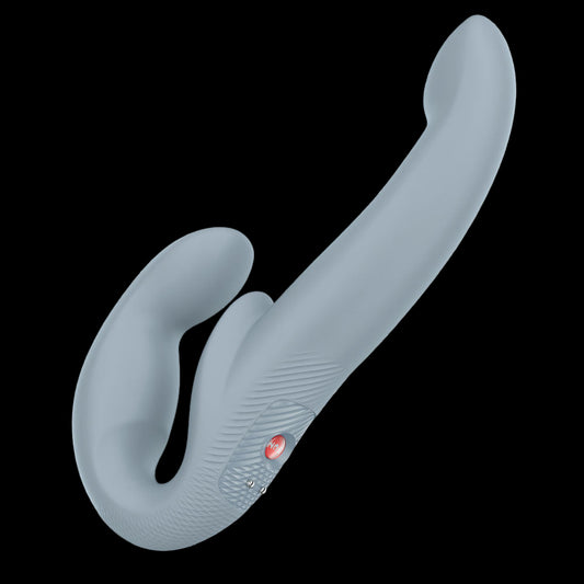 Fun Factory SHARE VIBE PRO - Grey USB Rechargeable Strapless Strap-On
