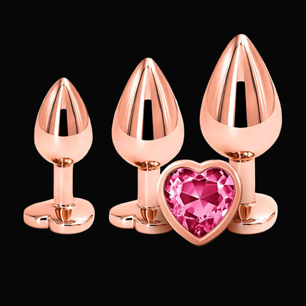 Adam & Eve  HEART GEM ANAL TRAINING SET