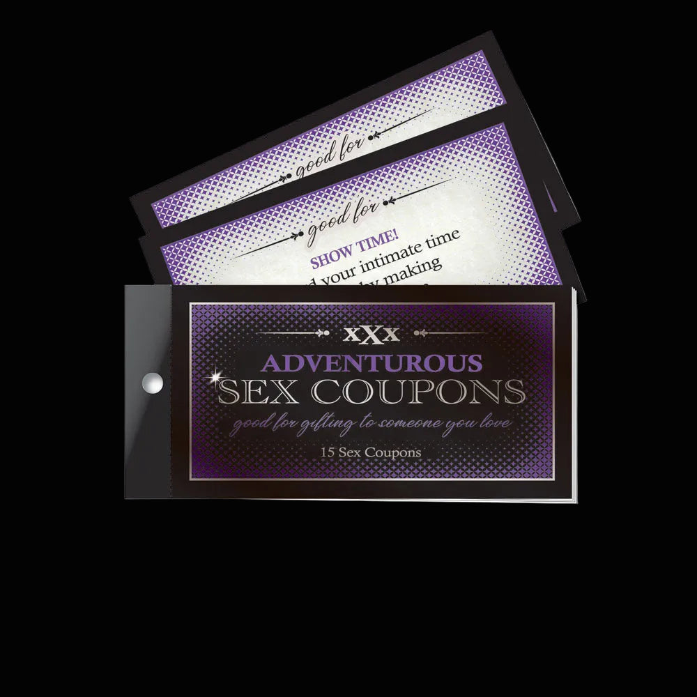 Adventurous Sex Coupons - Set of 15 Coupons