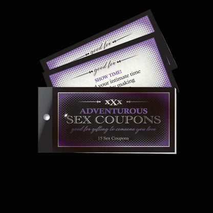 Adventurous Sex Coupons - Set of 15 Coupons