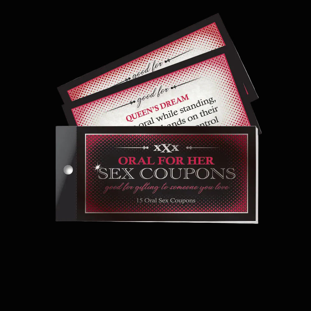 Oral For Her Sex Coupons - Set of 15 Coupons