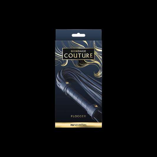 Bondage Couture Flogger - Blue