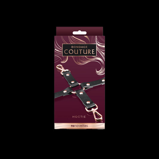 Bondage Couture Hog Tie - Black