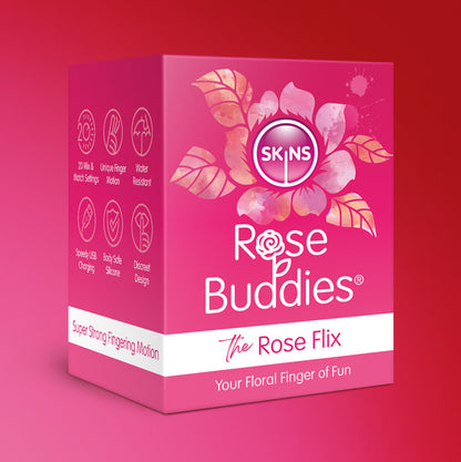 Skins Rose Buddies  USB Rechargeable Flicking Rose Stimulator
