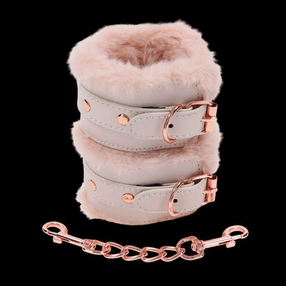 Sex & Mischief Peaches n CreaMe Fur Handcuffs