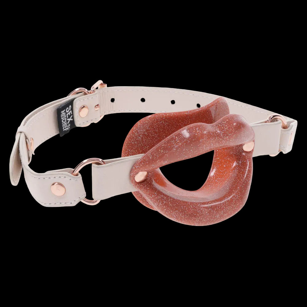 Sex & Mischief Peaches n CreaMe Silicone Lips - Peach Mouth Restraint