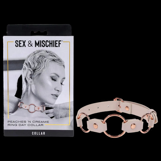Sex & Mischief Peaches n CreaMe Ring Day Collar
