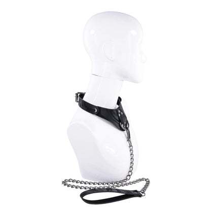 Velvet Noir Collar & Leash -  Restraint & Leash