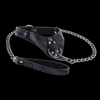 Velvet Noir Collar & Leash -  Restraint & Leash