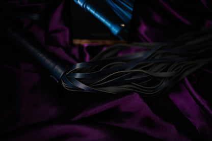 Bondage Couture Flogger - Blue