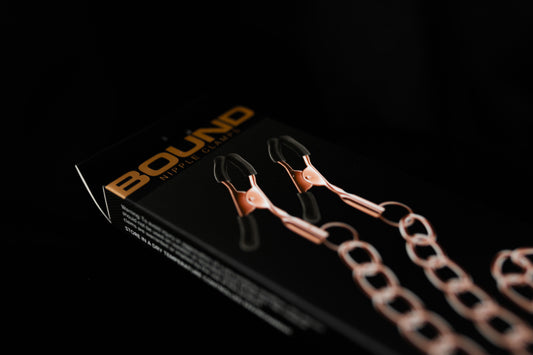 Bound Nipple Clamps - DC2 - Rose Gold